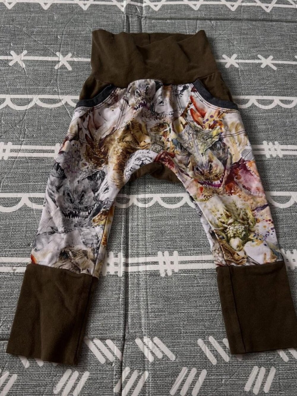 Small Shop Needle Life GWM Dino Print Pants